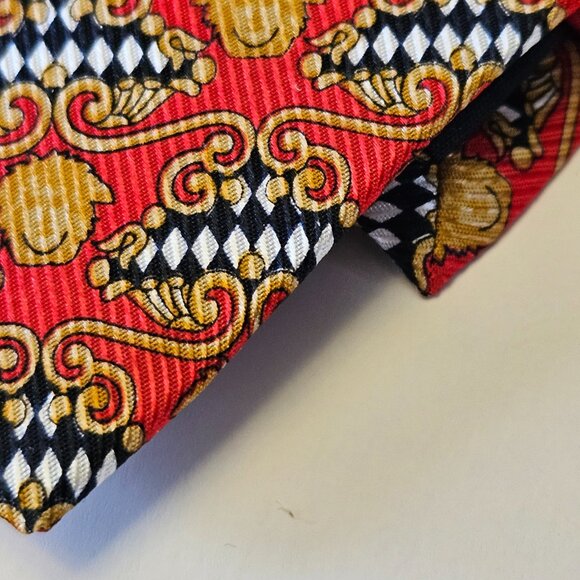 Vintage Gianni Versace Silk Tie new without tags - Picture 16 of 16